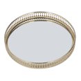 thumbnail image 4 of Plateau Miroir, Plateau de Rangement Rond Grand Métal Poli pour Bureau, 4 of 8
