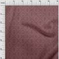 thumbnail image 3 of oneOone Rayon Maroon Fabric Geometric Sewing Craft Projects Fabric Prints By Yard 56 Inch Wide, 3 of 4