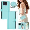 thumbnail image 2 of Book Style Wallet Cover for ASUS Zenfone 11 Ultra, Soft PU Leather, Light Green, 2 of 6