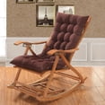 thumbnail image 4 of SHAR Fauteuil Berçant de Salon d'Étude Fauteuil en Rotin Coussin Inclinable Fauteuil Inclinable Fauteuil Berçant Coussin de sofa, 4 of 5