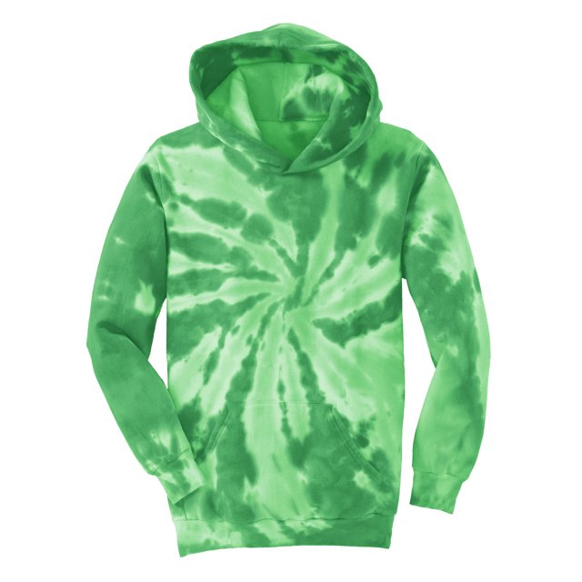 Gravity Threads Youth Tie-Dye Pullover Hoodie - Kelly Green - Large