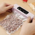 thumbnail image 2 of TTJ Scelleuse sous Vide pour Aliments Machine de Mise sous Vide pour Aliments Scelleuse sous Vide Automatique Mini Scelleuse Alimentaire Portable Maison Conservation de la Fraîcheur sous Vide, 2 of 7