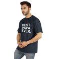 thumbnail image 4 of Inkmeso T-Shirt à Col Rond pour Hommes avec Imprimé Graphique Best Papa Ever.€ T-Shirt pour la Fête des Pères, 4 of 7