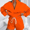 thumbnail image 2 of Birdeem Women's Solid Set Tracksuit Pullover 2 Piece Sport Hoodless Suit Sets, 2 of 7