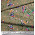 thumbnail image 3 of Soimoi Rayon Fabric Wreath & Dream Catcher Home Decor Print Fabric by The Yard 42 Inch Wide, 3 of 3