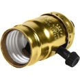thumbnail image 1 of HQRP 3-Way Lamp Holder, E26 Bulb Light Socket, Low-Medium-High Settings Adjustable with Switch Knob, 1/8 IP Threads, 1 of 7