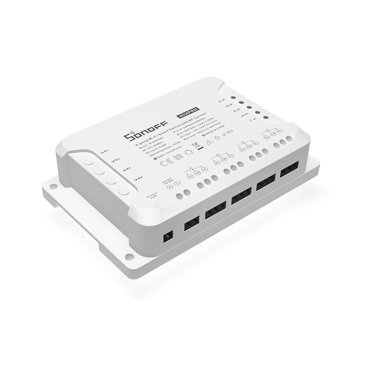 Amdohai 4CH /PRO ITEAD RF 433MHz 4 Gang WiFI Switch 3 Modes de Fonctionnement Pouce/auto-Bloquant/verrouillage WiFI Smart Switch Compatible avec et pour Maison/nid Maison Intelligente