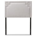 thumbnail image 1 of Bowery Hill Modern Upholstered Twin Headboard in Grayish Beige, 1 of 4