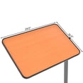 thumbnail image 2 of Gymax Overbed Rolling Table Laptop Food Tray Hospital Desk, 2 of 10