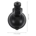 thumbnail image 2 of UPOUART Compact Dash Cam Holder Plastic Black Car Dash Cam Mount 1Pack, 2 of 8