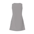 thumbnail image 4 of Besolor Robe d'Été pour Femmes à Col en V Sans Manches, Robe Décontractée Trapèze de Plage Courte avec Poches, 4 of 5