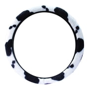 Cow Print Car Steering Wheel Cover, Universal 15 Inch Fit for Women & Men