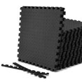 thumbnail image 1 of Costway 36 Tiles 1/2" Puzzle Floor Exercise Mat Interlocking Anti-slip EVA Foam Black, 1 of 9