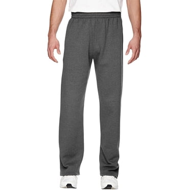Mens Men's Pocketed Open-Bottom Sweatpants