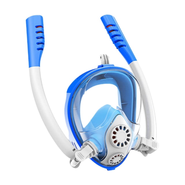 koolsoo Kids Snorkel Full Face Anti Fog Swimming Pool Toys Children Snorkel Set Blue
