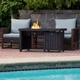 thumbnail image 2 of Paramount Offset Extruded Aluminium Rectangle Firepit Table, 2 of 9