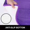 thumbnail image 3 of Memory Foam Bathroom Bath Rugs Absorbent Non-Slip Bath Rugs Washable Bath Mat - 40 x 120 cm, Purple, 3 of 7