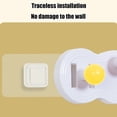 thumbnail image 4 of EGNMCR Strong Adhesive Hanging Hook Nine Hooks Suitable For Rental Houses And Kitchens No Installation Required Efficient Adhesion Plastic Paste hook, 4 of 6