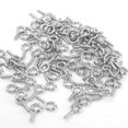 thumbnail image 2 of 100 Pcs Vis à Illets Goupilles en Métal pour Bijoux en Argile Perles en Résine Plastique 10mm, 2 of 6