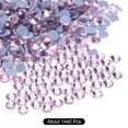 thumbnail image 3 of Uxcell Hotfix Rhinestones Flatback Crystal Glass Gems for Craft Clothes DIY Decoration Pink 4.8mm, 3 of 5