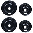 thumbnail image 1 of Certified Appliance Accessories Replacement Drip Bowls Style A 2 Large 8 Inch & 2 Small 6 Inch for Whirlpool Kenmore Frigidaire & Maytag Electric Ranges Black Porcelain, 1 of 5