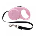 thumbnail image 2 of Laisses Rétractables 5M Chien Extension Réglable Automatique en Nylon Chiens Laisse Corde pour Chiot Chats Laisse Marche Accessoires pour Animaux de Compagnie Rose, 2 of 8