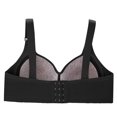 thumbnail image 4 of Bigersell Bras for Women Full-Coverage Wire-Free Bra Style T-10 Non-Slip Support Bra T-10-Black, 4 of 4