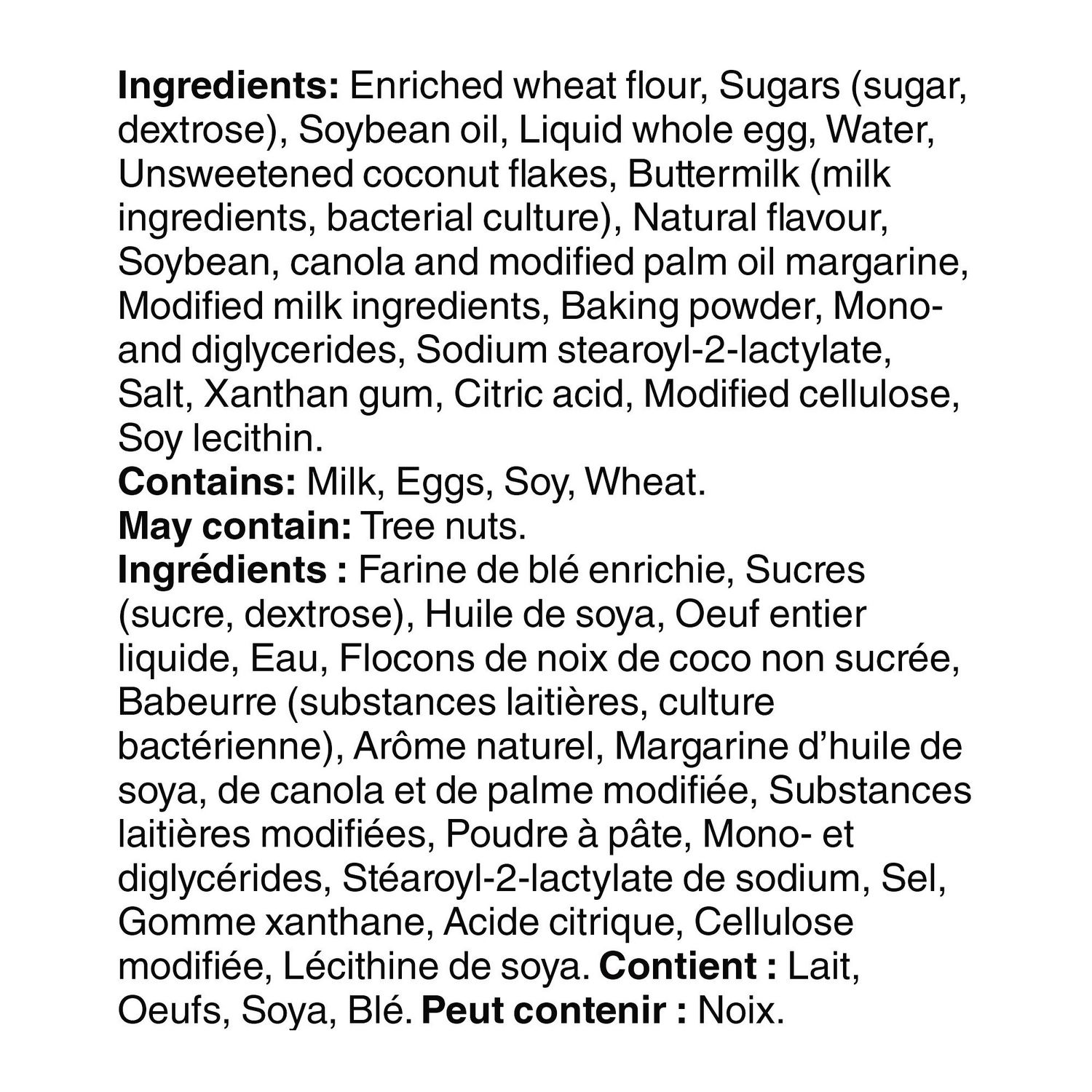 Your Fresh Market Coconut Muffins, 400 g
