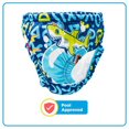 thumbnail image 4 of SwimSchool Re-Usable Swim Diaper with Elastic Waist and Leg Openings, Shark, Medium, 4 of 5
