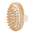 thumbnail image 3 of Body Massage Brush, Bamboo Body Scrub Brush  For Home For Travel, 3 of 8