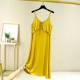 thumbnail image 2 of Timegard Vêtements de Nuit pour Femmes Grande Taille Pyjamas Bretelles Spaghetti Encolure Dégagée Décontractés Amples Doux Robes de Pyjama, 2 of 4