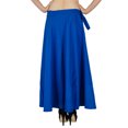 thumbnail image 2 of Robe Réversible Coton Uni Imprimé Phagun Nouvelle Jupe Portefeuille Taille Long Sarong, 2 of 4