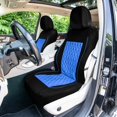 thumbnail image 1 of Universal Fit Car Seat Cover – Full Set of Automotive Seat Covers, Diamond Stitched Flat Cloth Cloth Seat Protector for Cars, Trucks, SUVs and Vans, Washable Seat Cover, 1 of 7