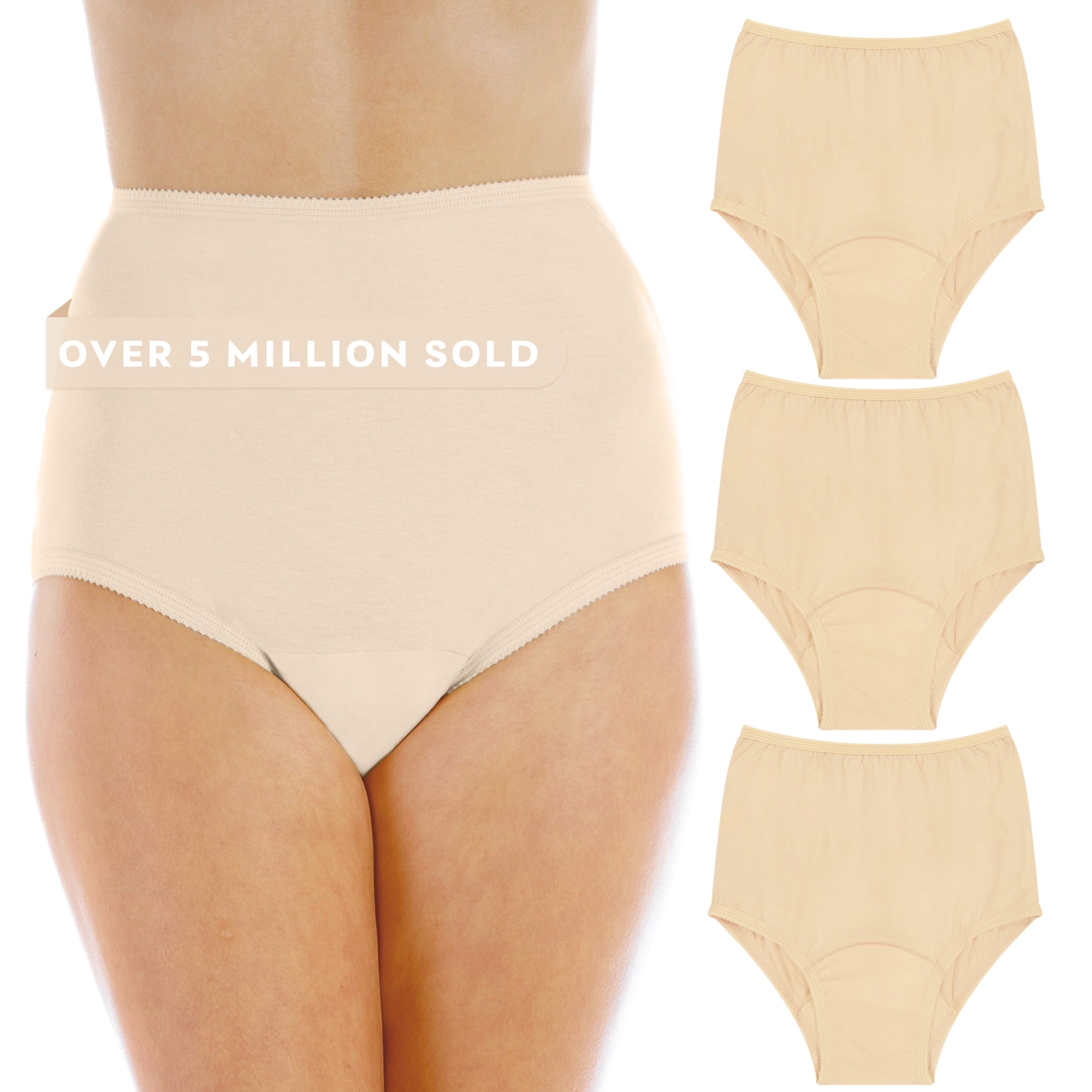 Wearever Culottes d'Incontinence pour Femmes Réutilisables, Culottes de Contrôle de la Vessie pour Soins Féminins, Lot de 3