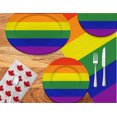 thumbnail image 3 of Plaques ovales arc-en-ciel 8CT, 3 of 3