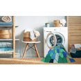 thumbnail image 2 of Ahgly Company Machine Washable Indoor Rectangle Transitional Turquoise Green Area Rugs, 8' x 10', 2 of 7