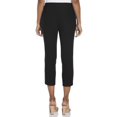 thumbnail image 4 of Rafaella Women's Extended Tab Capri Pants with Pockets, 4 of 5
