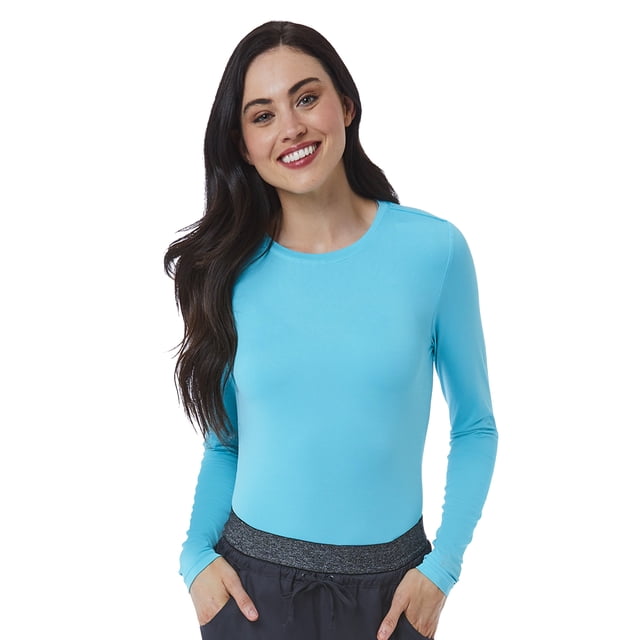 Maevn Women's Long Sleeve Underscrub Tee, Free Shipping
