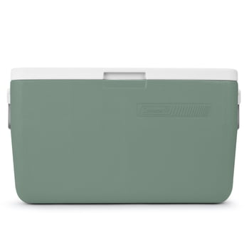 Coleman Chiller 48-Quart Hard Cooler, 45.4-Litre Portable Beach and Ice Chest Camping Cooler, Hickory Moss