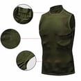 thumbnail image 4 of Gilet Ajusté de Sport Décontracté de Mode pour Homme, Uni, 4 of 5