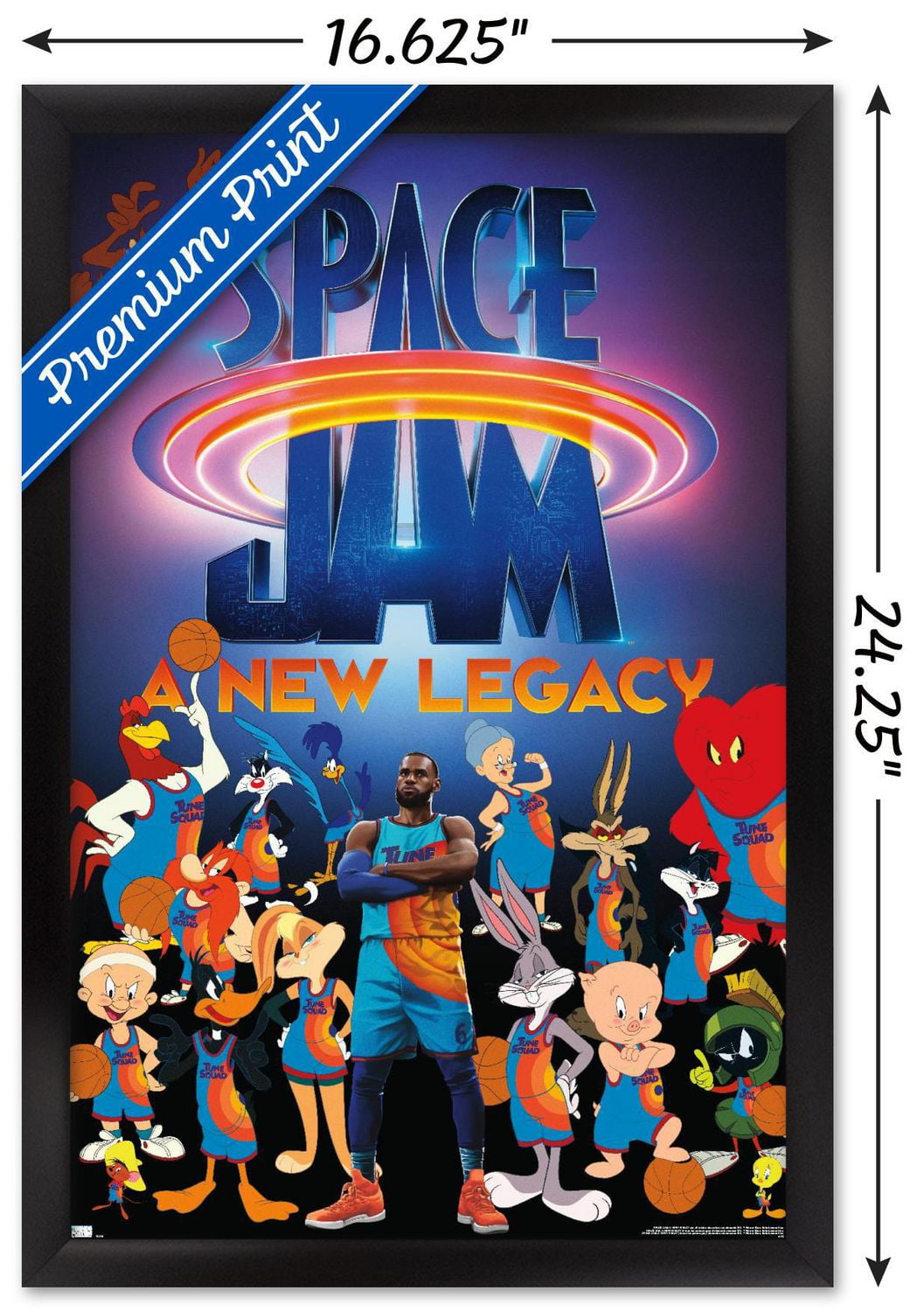 Space Jam: A New Legacy - Team Wall Poster, 14.725" x 22.375"