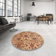 thumbnail image 3 of Ahgly Company Indoor Rectangle Abstract Red Oriental Area Rugs, 4' x 6', 3 of 6