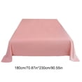 thumbnail image 3 of TOUMENY Solid Color Bed Sheets, Ultra Soft Washable Polyester Fabric, Fitted Sheet for Queen Size Mattress 180x230cm, 3 of 6