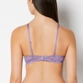 thumbnail image 3 of Push Up Plunge bra with Romantic Lace in Purple Haze, 3 of 5