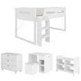 thumbnail image 2 of CorLiving Madison Collection All-in-One Single/Twin Size Loft Bed, 2 of 4