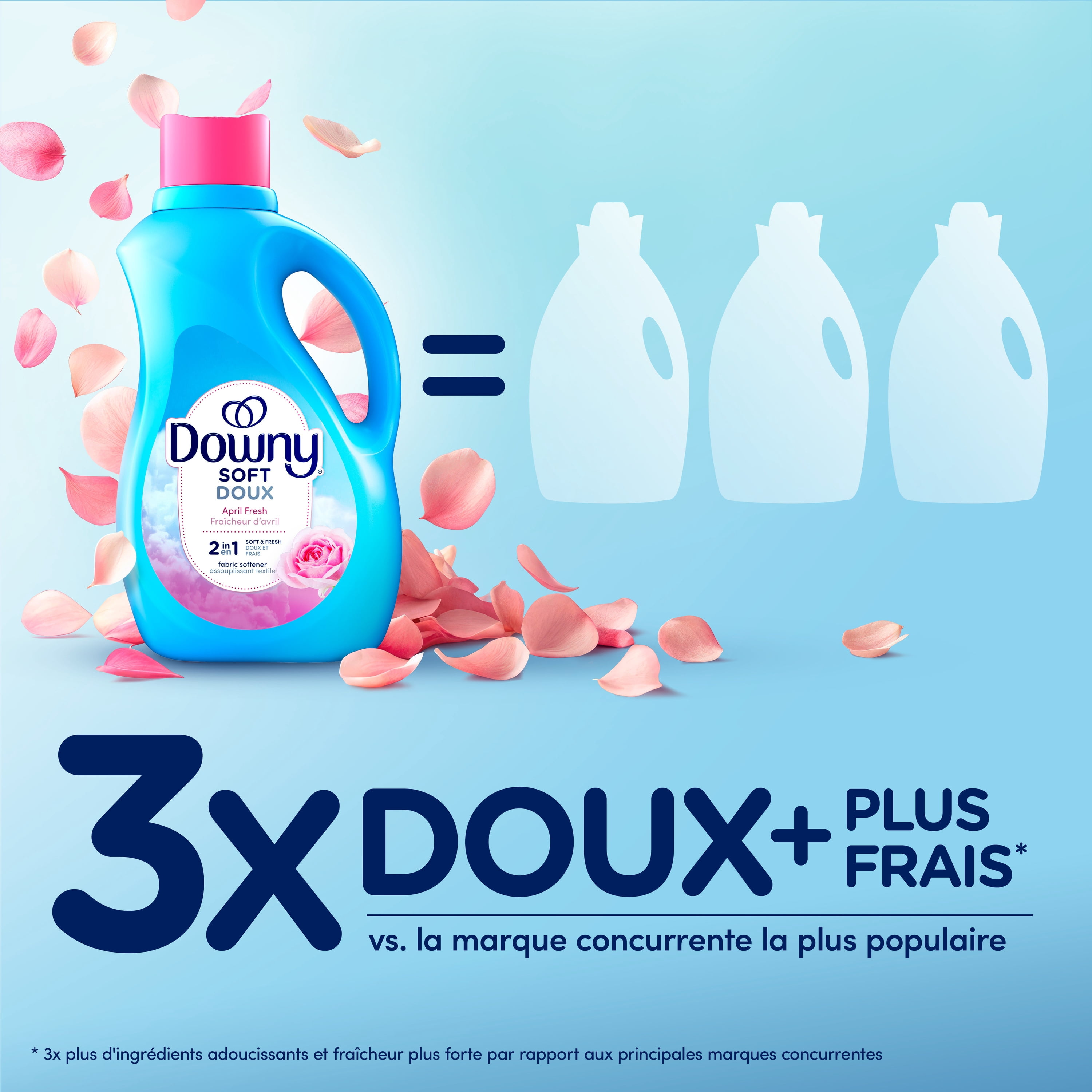 Downy Soft Fabric Softener Liquid, April Fresh Scent, 150 Loads, 3.29 L