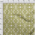 thumbnail image 3 of oneOone Polyester Spandex Lime Green Fabric Ikat Craft Projects Decor Fabric Printed By The Yard 56 Inch Wide, 3 of 4