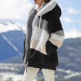 thumbnail image 3 of 2025 Jacket Polyester Hooded athletic Jacket Women Outdoor Women Fleece Button Jacket Women Fleece Cardigan Womens Jacket Women Full Zip Active Fleece, 3 of 5