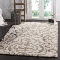 thumbnail image 1 of Safavieh Florida Deangelo Damask Plush Shag Area Rug, 1 of 6