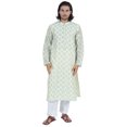 thumbnail image 1 of Atasi Kurta Traditionnel à Manches Longues pour Hommes, Col Mandarin, Tenue de Fête, 1 of 7